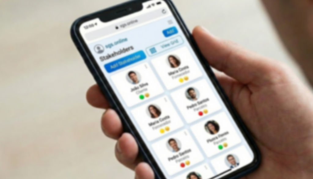 SGS sendo utilizado no mobile